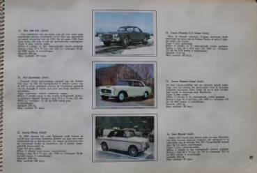 Virginia Cigarettes "Autos" Automobile-Scrapbook 1958 (4280)